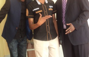 Comedians Consumator, MC Kogi and BBS patron Mr.Joshua