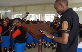 MC Kogi at Starehe Girls Centre