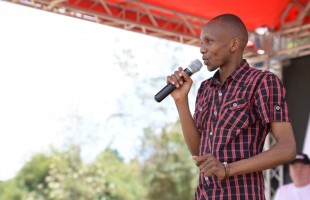 Mc Kogi Mc at Educate Her Parade GGBC