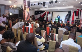 Book Launch-Happy audience at launch